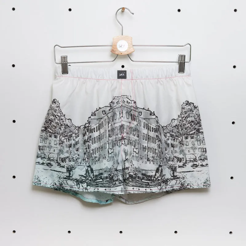 soki Upcycling Boxershorts Gr. S – Unikat aus Bettwäsche