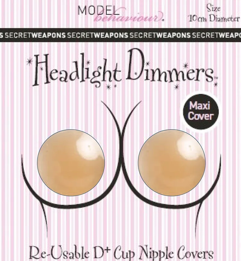 Secret Weapons - Va Va Voom Maxi Scheinwerfer-Dimmer (rund, 10 cm) Nude
