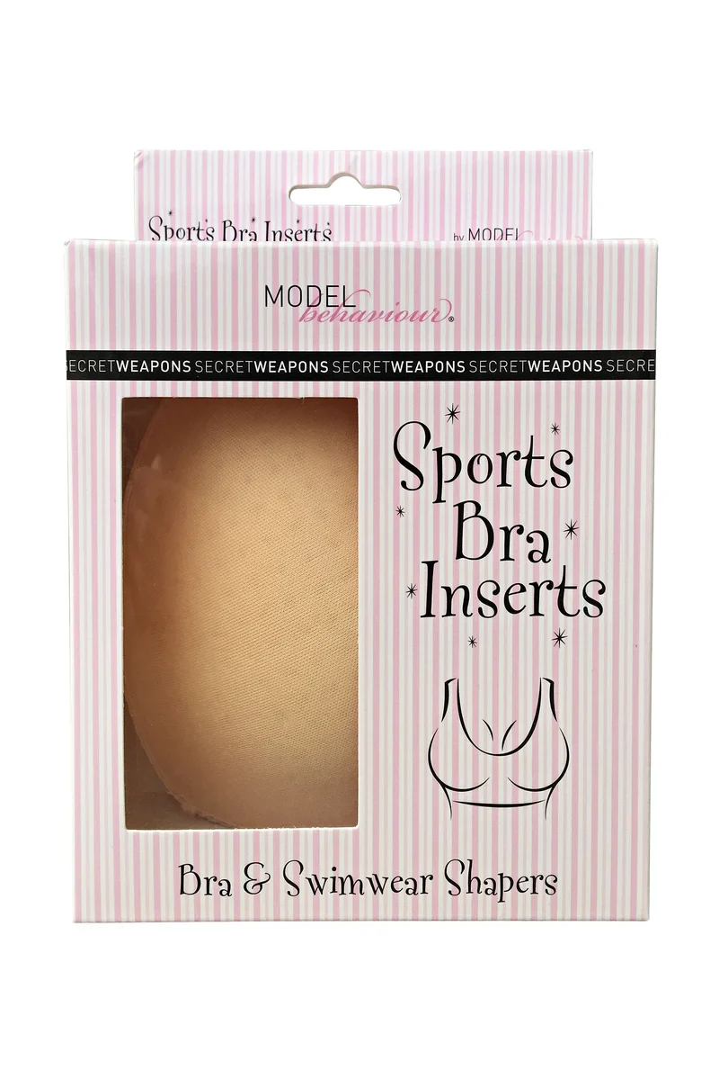 Secret Weapons - Va Va Voom Dekolleté-Sport-BH-Einsätze in Nude