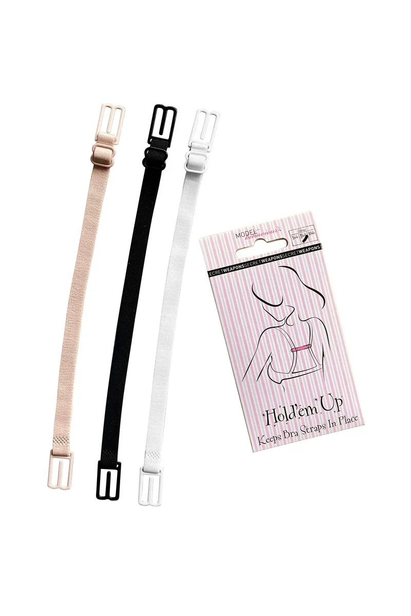 Secret Weapons - Bra Bits Hold Em Up Straps Weiß