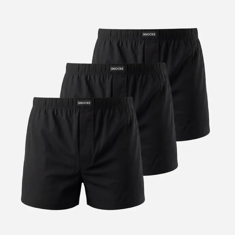 American Boxershorts Jersey | Schwarz