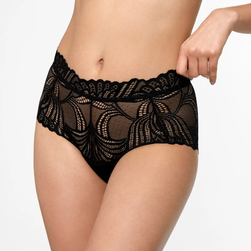 SNOCKS x femtis Period Panty - LILI Highwaist | Schwarz