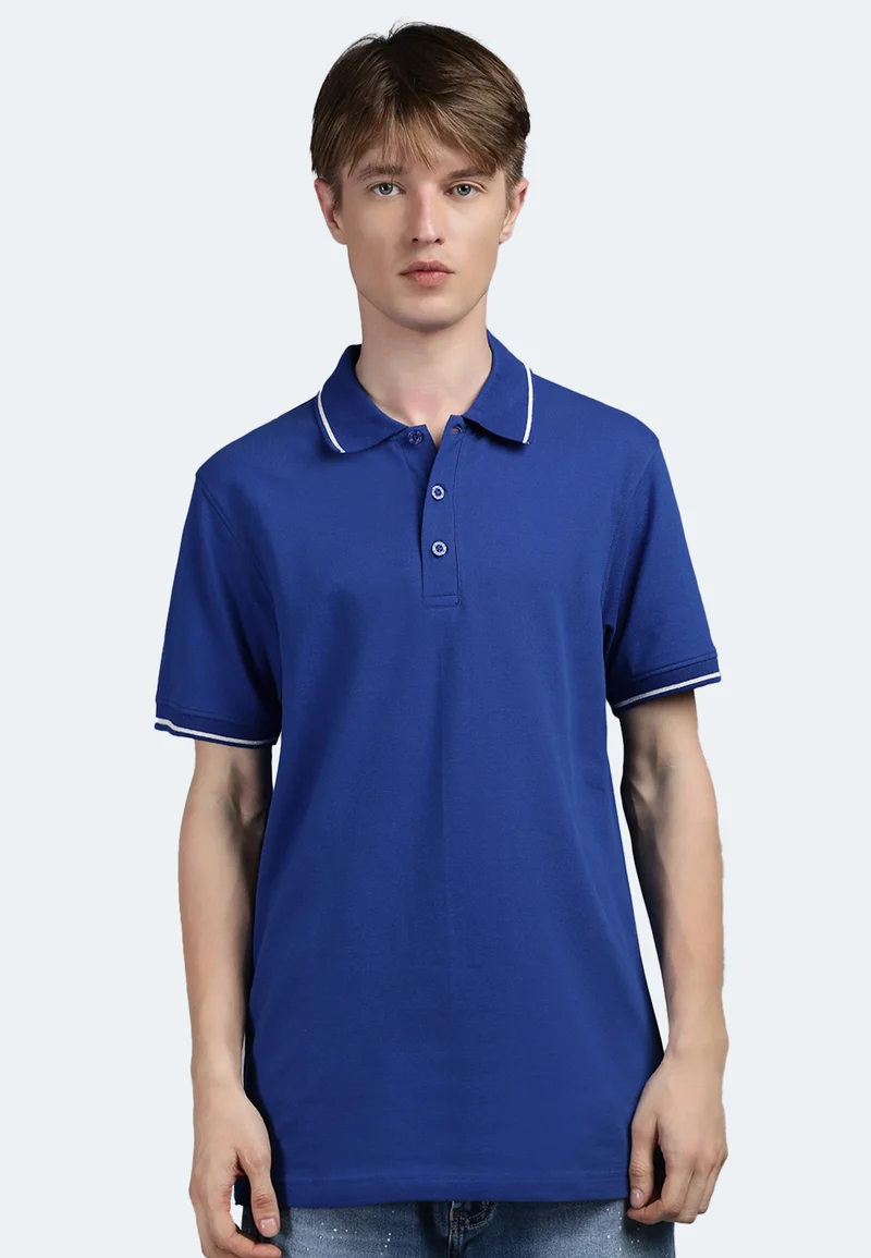 Contrast Polo mit Elasthan Ben
