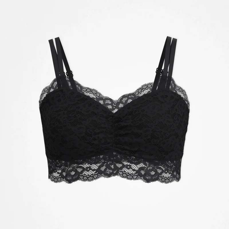 Spitzen-BH Plus Size | Schwarz