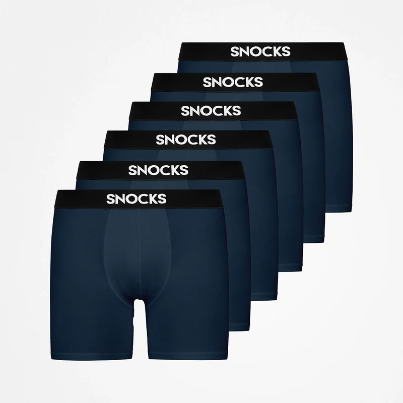 Lange Boxershorts | Dunkelblau