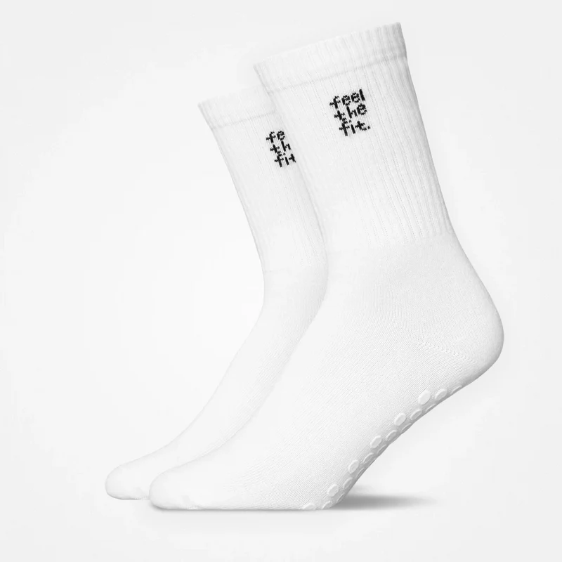 Pilates Socken | Weiß