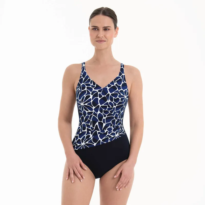 Anita Care Bademode - Style Praia Care Badeanzug Schwarz/Poolblau