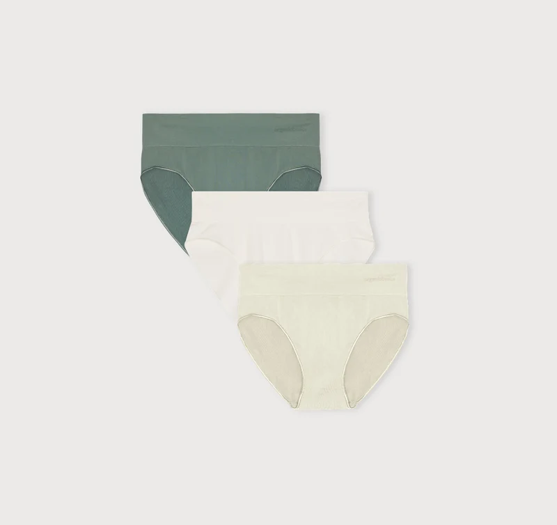 Smooth High-Leg Briefs 3-Pack