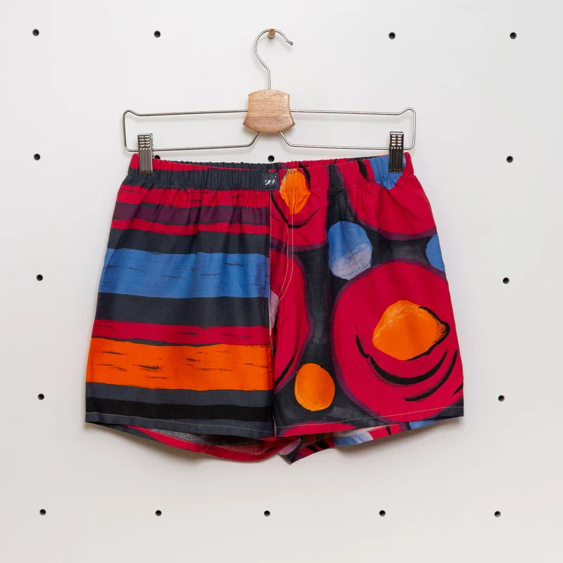 soki Upcycling Boxershorts Gr. S – Unikat aus Bettwäsche