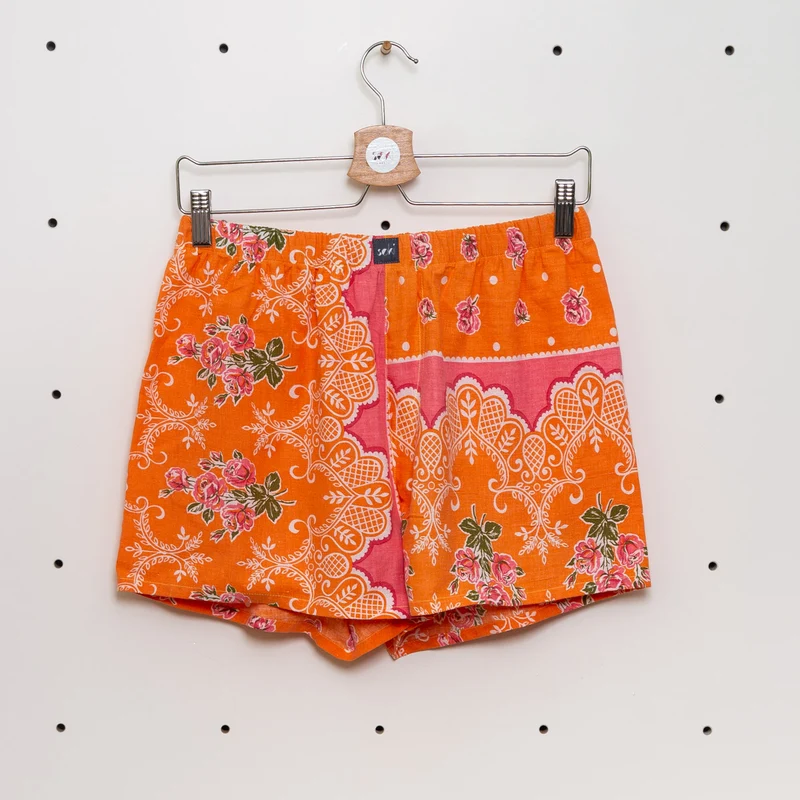 soki Upcycling Boxershorts Gr. S – Unikat aus Bettwäsche