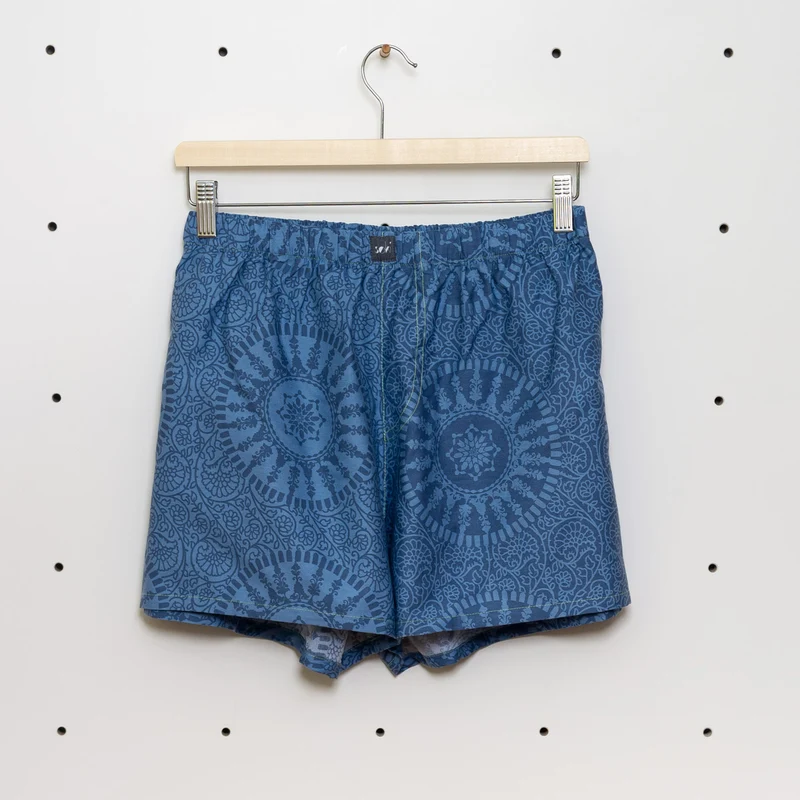 soki Upcycling Boxershorts Gr. L – Unikat aus Bettwäsche
