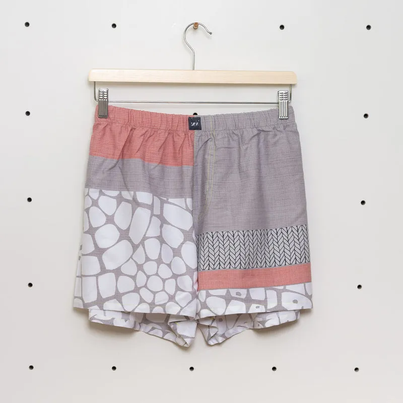soki Upcycling Boxershorts Gr. L – Unikat aus Bettwäsche