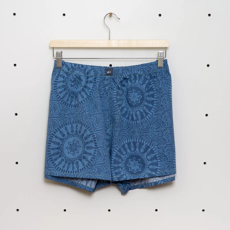 soki Upcycling Boxershorts Gr. L – Unikat aus Bettwäsche
