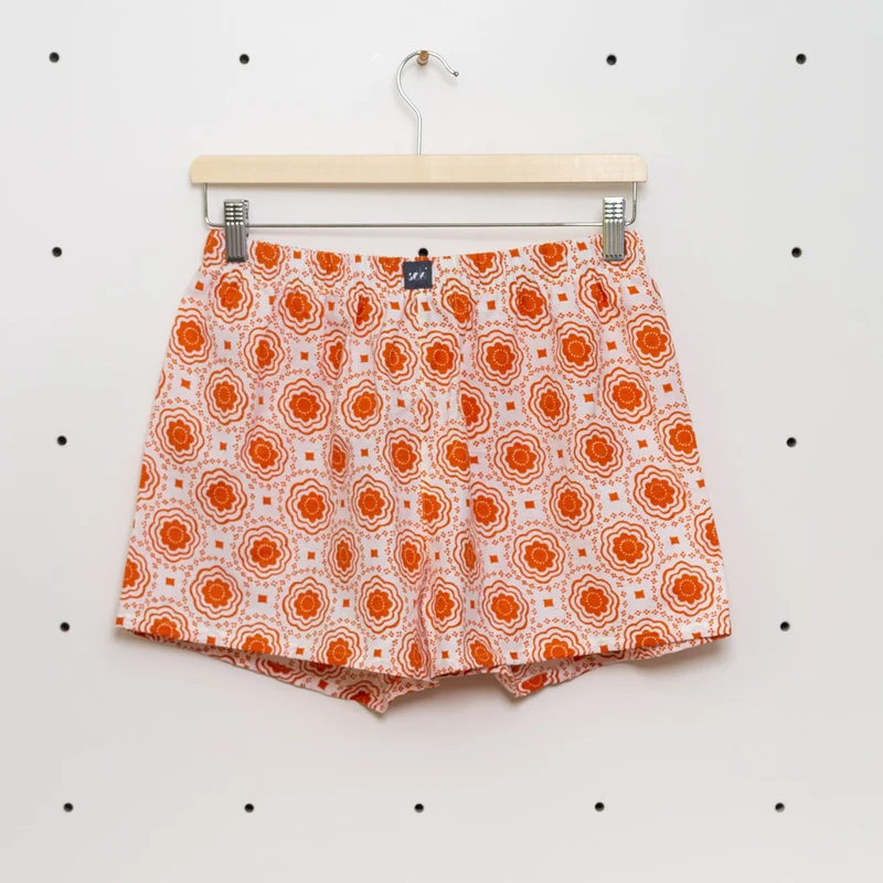 soki Upcycling Boxershorts Gr. S – Unikat aus Bettwäsche