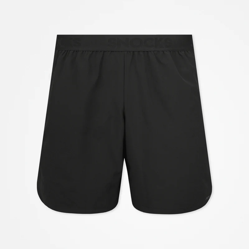 Kurze Sporthose mit Logo Herren | Schwarz