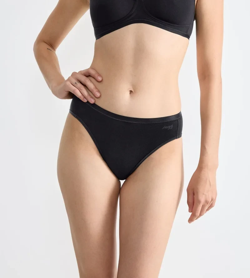 Sloggi - Go Daily Baumwollslip Schwarz