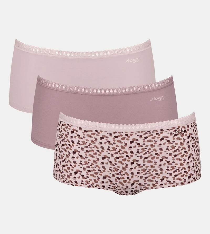 Sloggi - Go Crush Shorts Multipack Pink