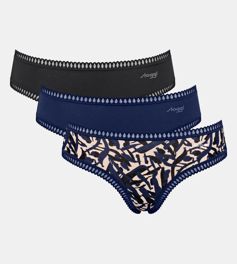 Sloggi - Go Crush Hipster Multipack Blau