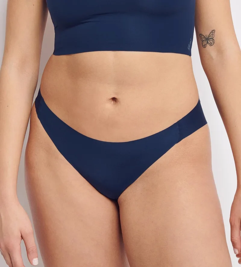 Sloggi - Zero Feel High Leg Brief Marineblau