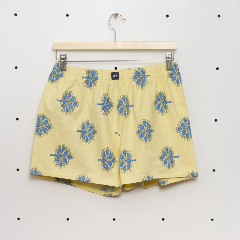 soki Upcycling Boxershorts Gr. S – Unikat aus Bettwäsche
