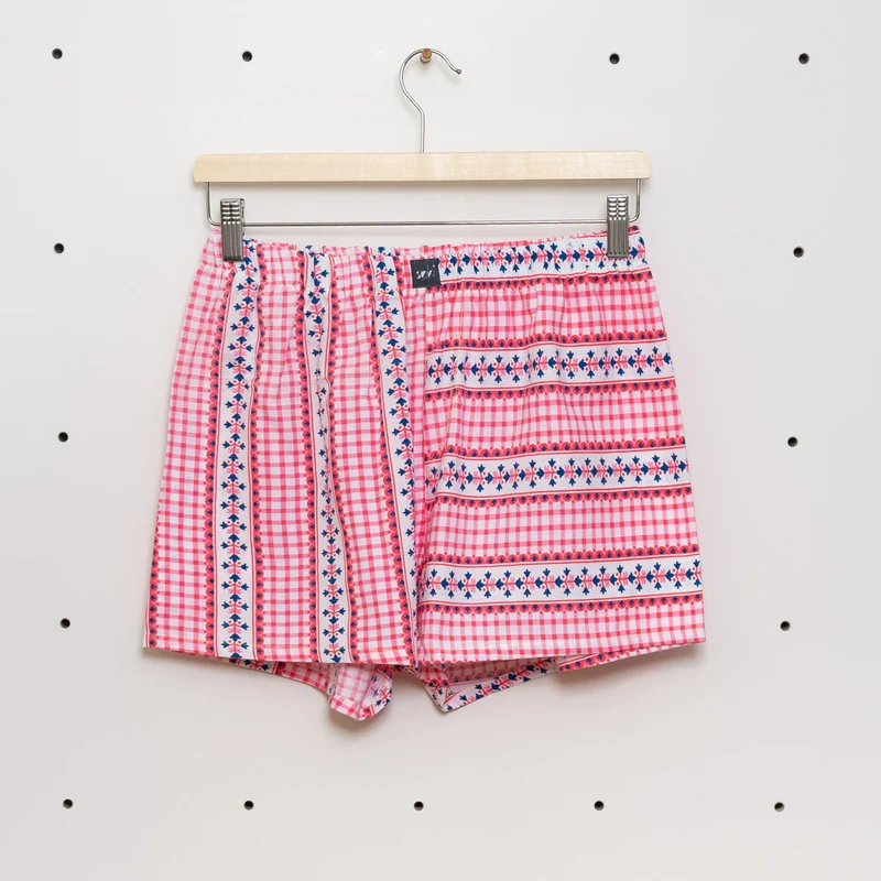 soki Upcycling Boxershorts Gr. S – Unikat aus Bettwäsche