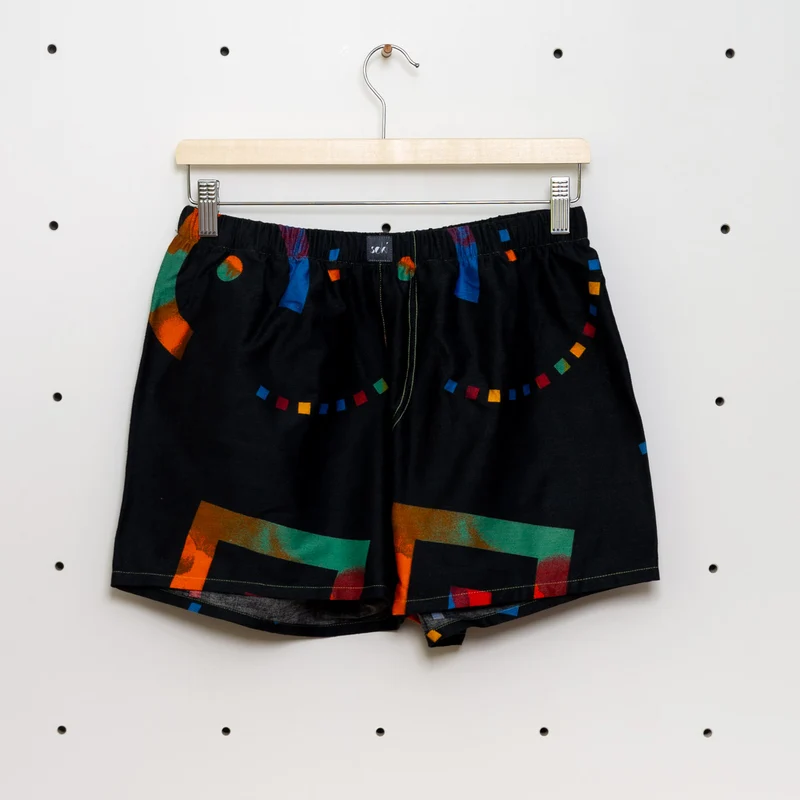 soki Upcycling Boxershorts Gr. S – Unikat aus Bettwäsche