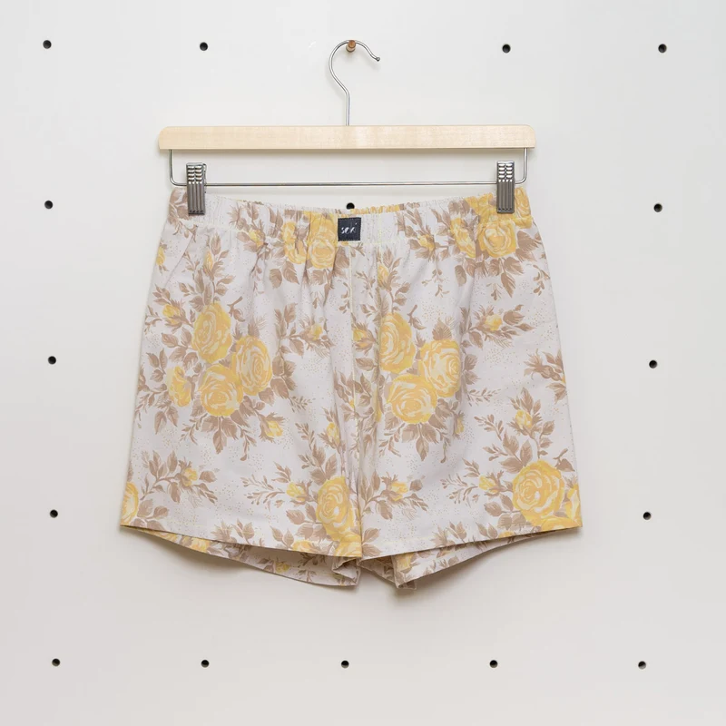 soki Upcycling Boxershorts Gr. S – Unikat aus Bettwäsche