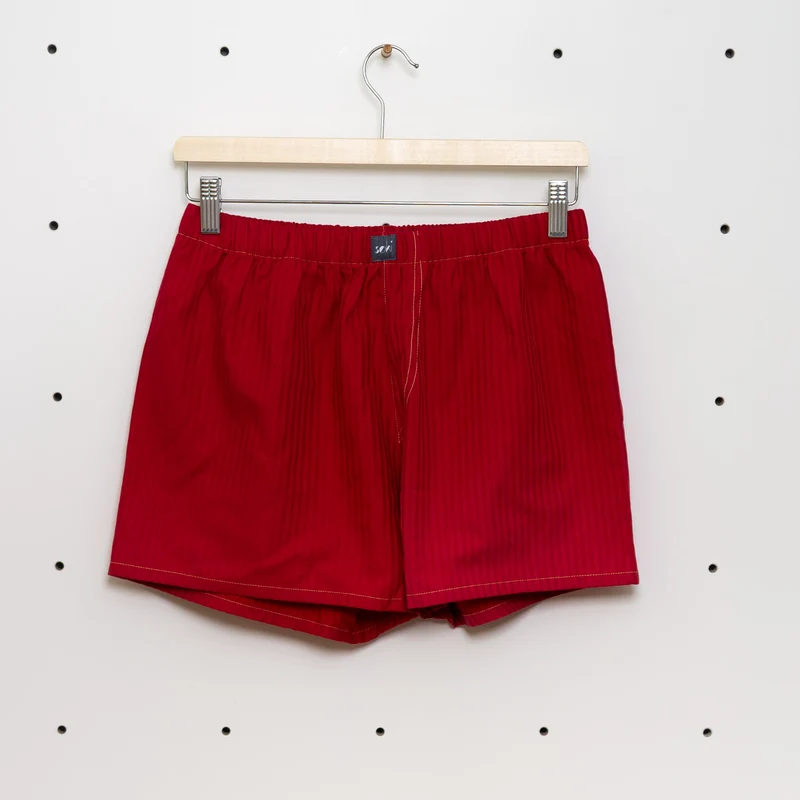 soki Upcycling Boxershorts Gr. S – Unikat aus Bettwäsche