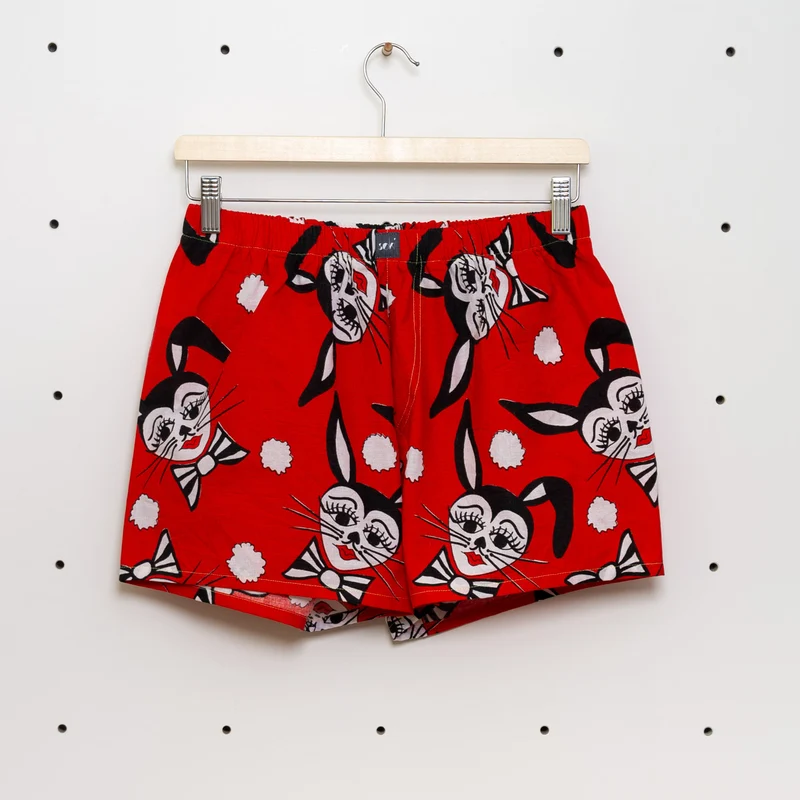 soki Upcycling Boxershorts Gr. S – Unikat aus Bettwäsche