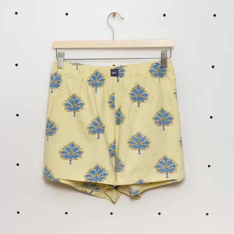 soki Upcycling Boxershorts Gr. XL – Unikat aus Bettwäsche