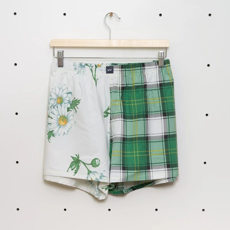 soki Upcycling Boxershorts Gr. XL – Unikat aus Bettwäsche