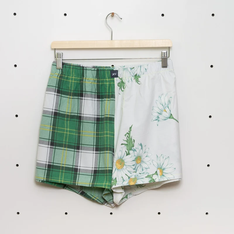 soki Upcycling Boxershorts Gr. XL – Unikat aus Bettwäsche