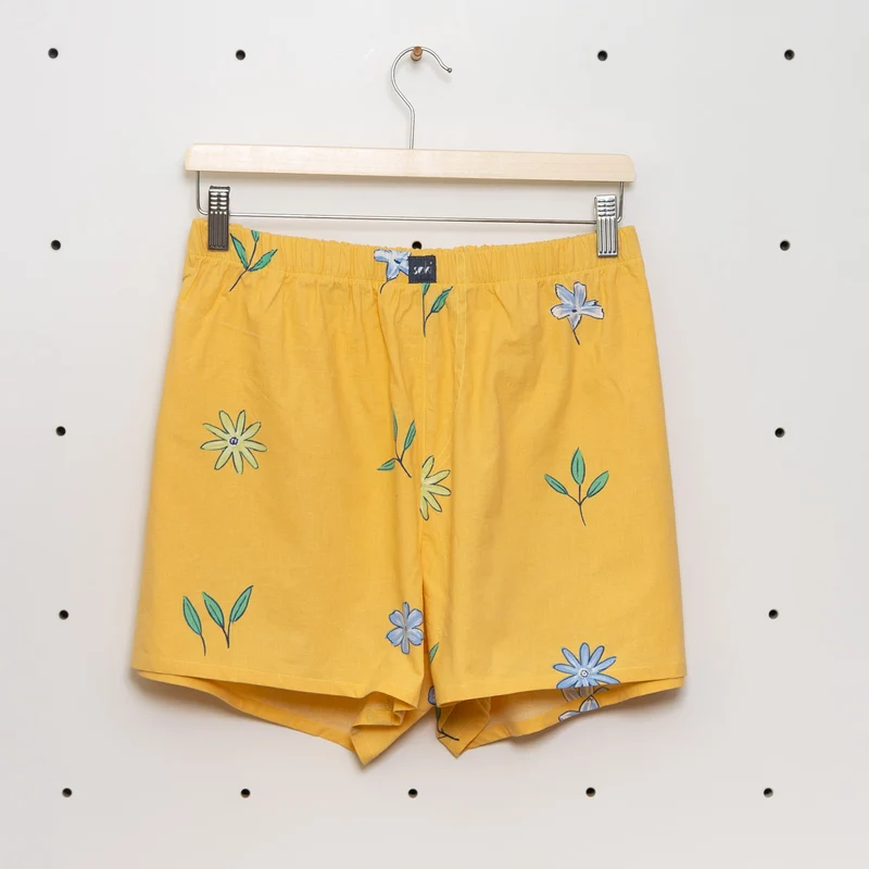 soki Upcycling Boxershorts Gr. XL – Unikat aus Bettwäsche
