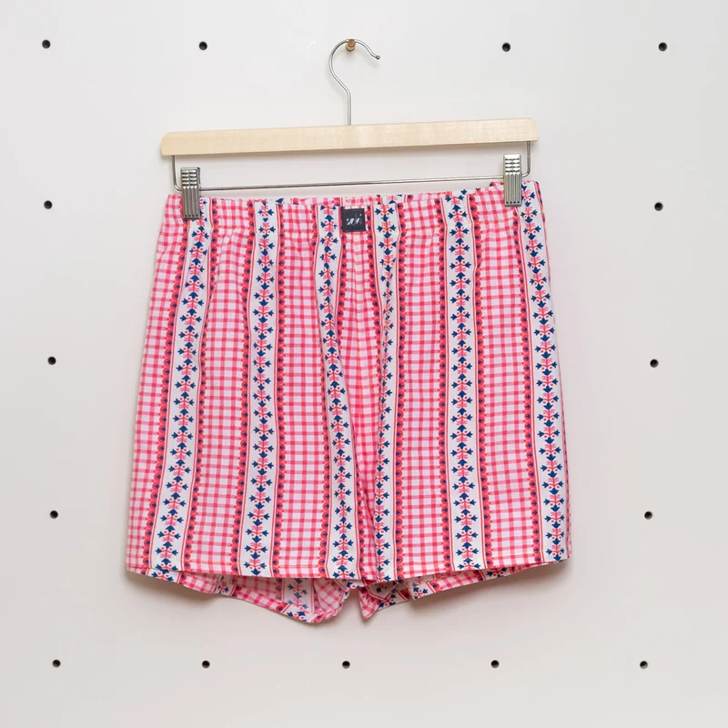 soki Upcycling Boxershorts Gr. XL – Unikat aus Bettwäsche