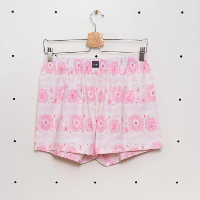 soki Upcycling Boxershorts Gr. S – Unikat aus Bettwäsche