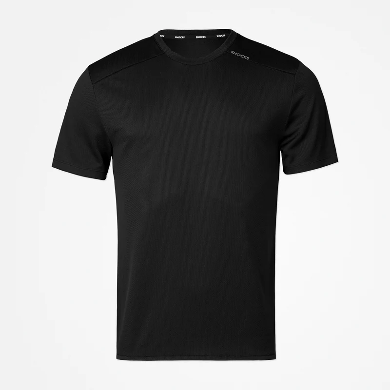 Trainingsshirt Mesh Herren | Schwarz