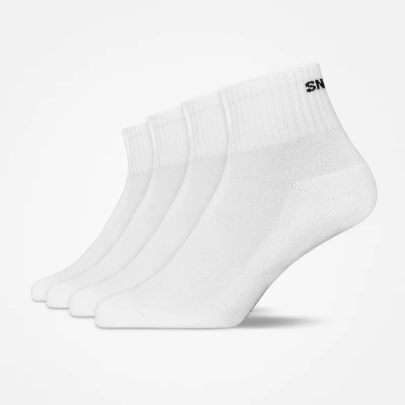 Retro Sneaker Socken | Weiß (SNOCKS)