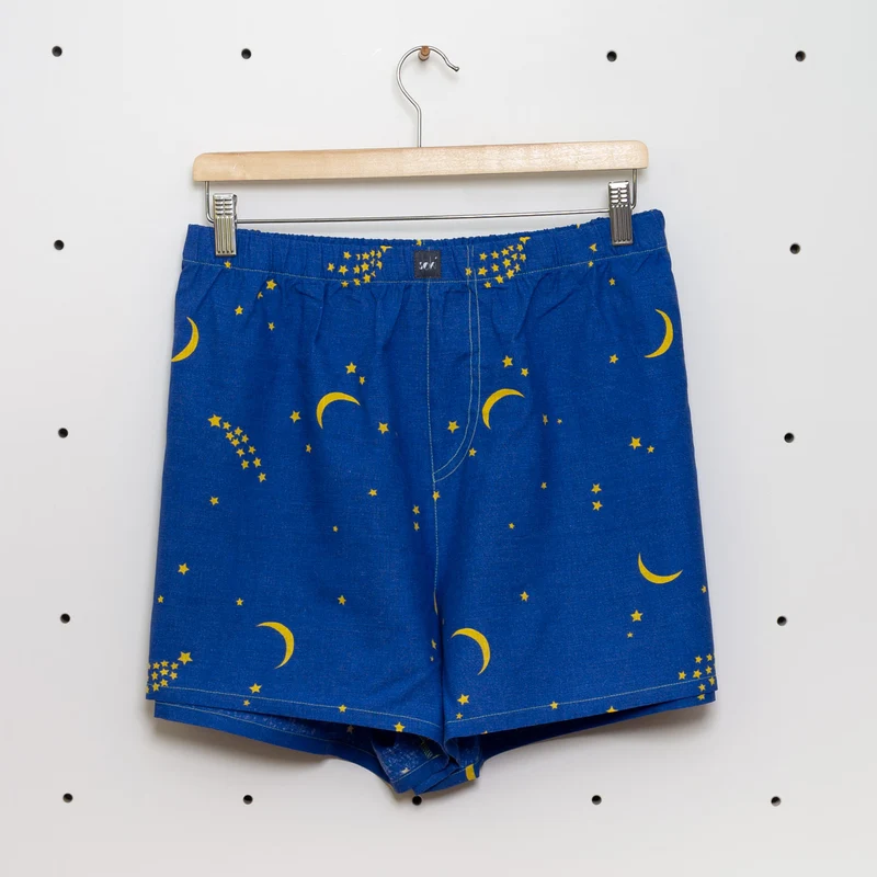 soki Upcycling Boxershorts Gr. XXL – Unikat aus Bettwäsche