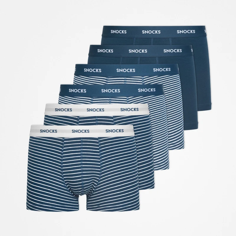 Boxershorts mit Streifen | Blaue Streifen