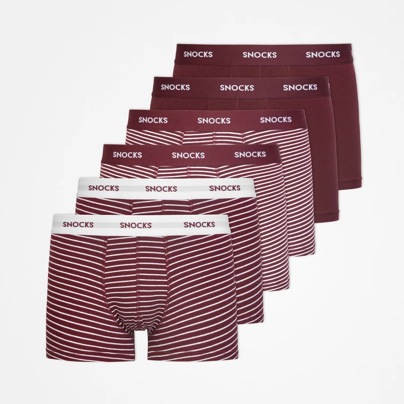 Boxershorts mit Streifen | Rote Streifen