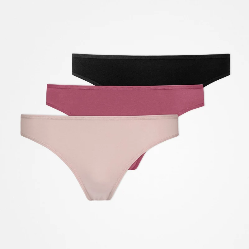 Tangas | Mix (Apricot/Mauve/Schwarz)