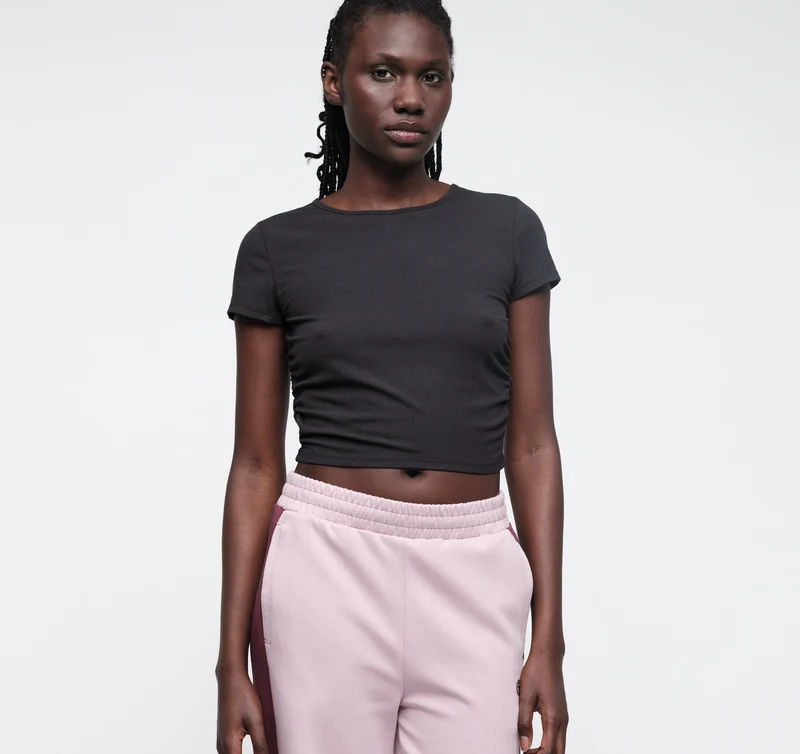 Active Rib Ruched Tee