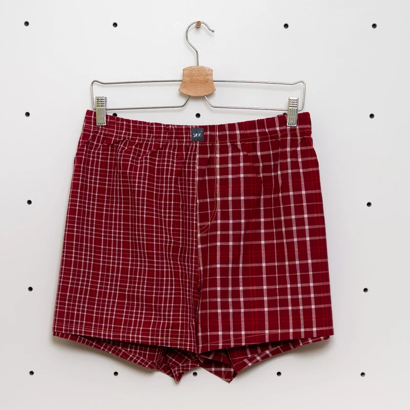 soki Upcycling Boxershorts Gr. XXL – Unikat aus Bettwäsche
