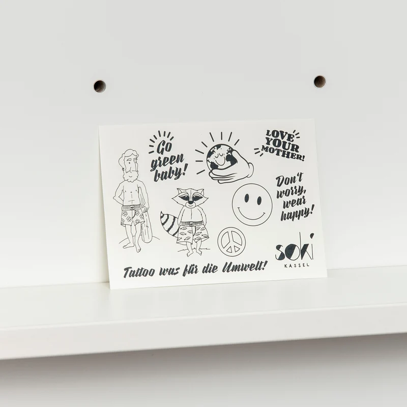 soki - Tattoo was für die Umwelt Klebetattoos - Made in Germany