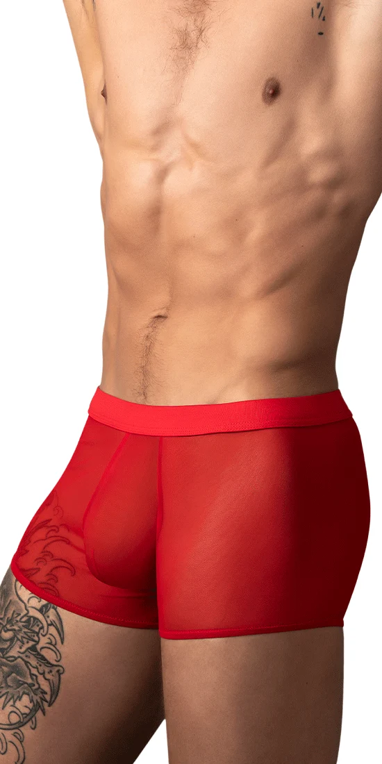 Male Power 145-307 Mesh 2 Mini Short Red