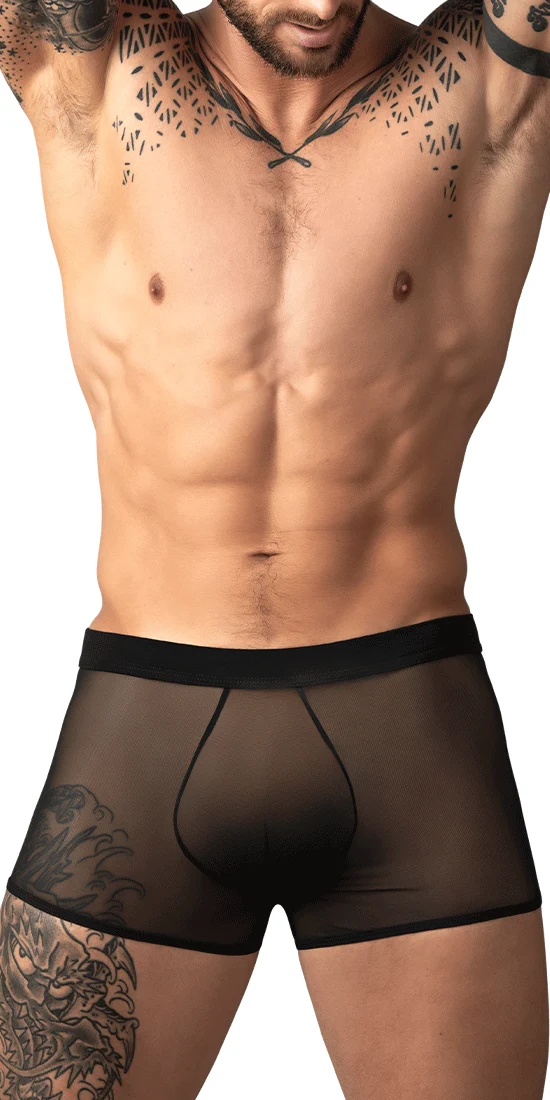 Male Power 145-307 Mesh 2 Mini Short Black