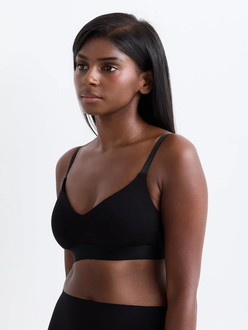 Casual Cotton Bralette im 2er Pack mit herausnehmbaren Pads