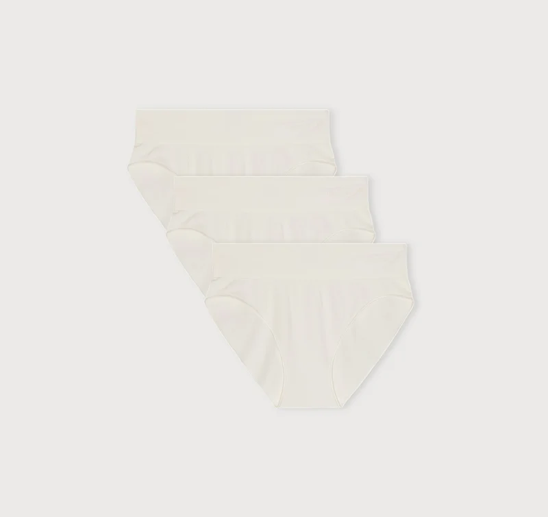 Smooth High-Leg Briefs 3-Pack