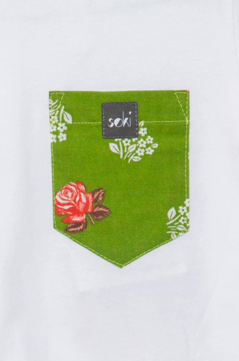 Nachhaltiges Kids Pocket T-Shirt Gr. 104-110 - Made in Germany