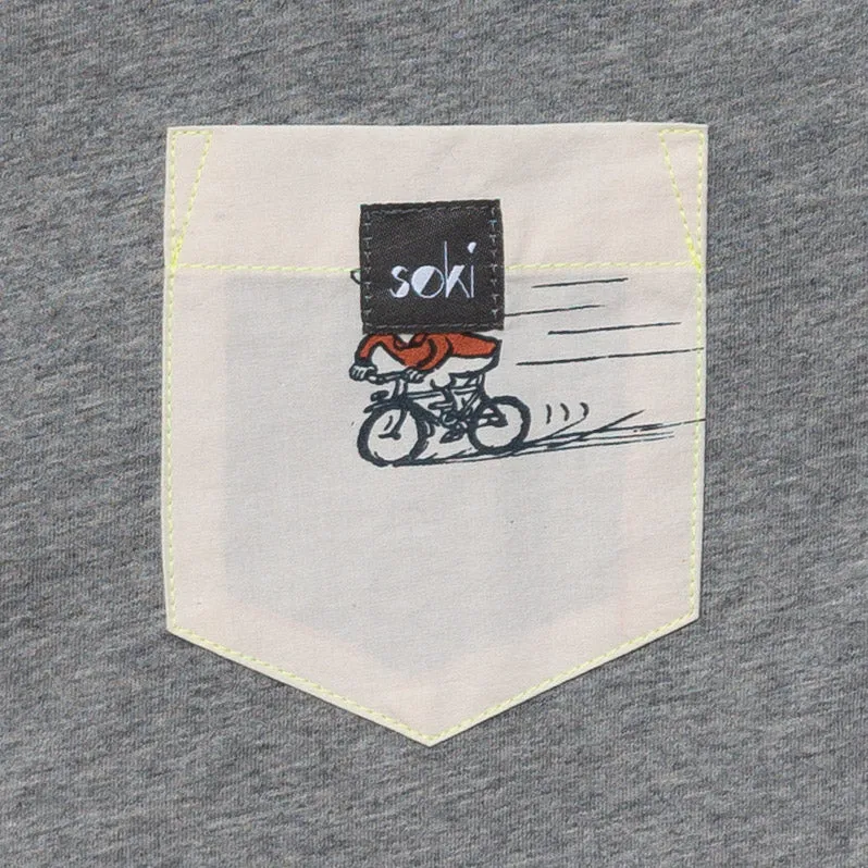 Nachhaltiges Kids Pocket T-Shirt Gr. 152-158 - Made in Germany